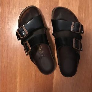 Black Arizona Birkenstocks